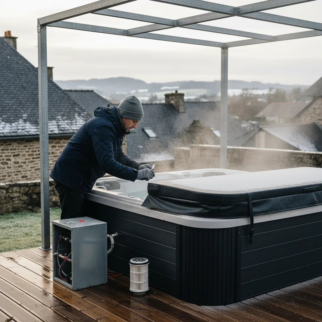 Comment entretenir son spa extérieur en hiver à Aurillac ? 4 Contrôle de la qualité de l’eau du spa en hiver